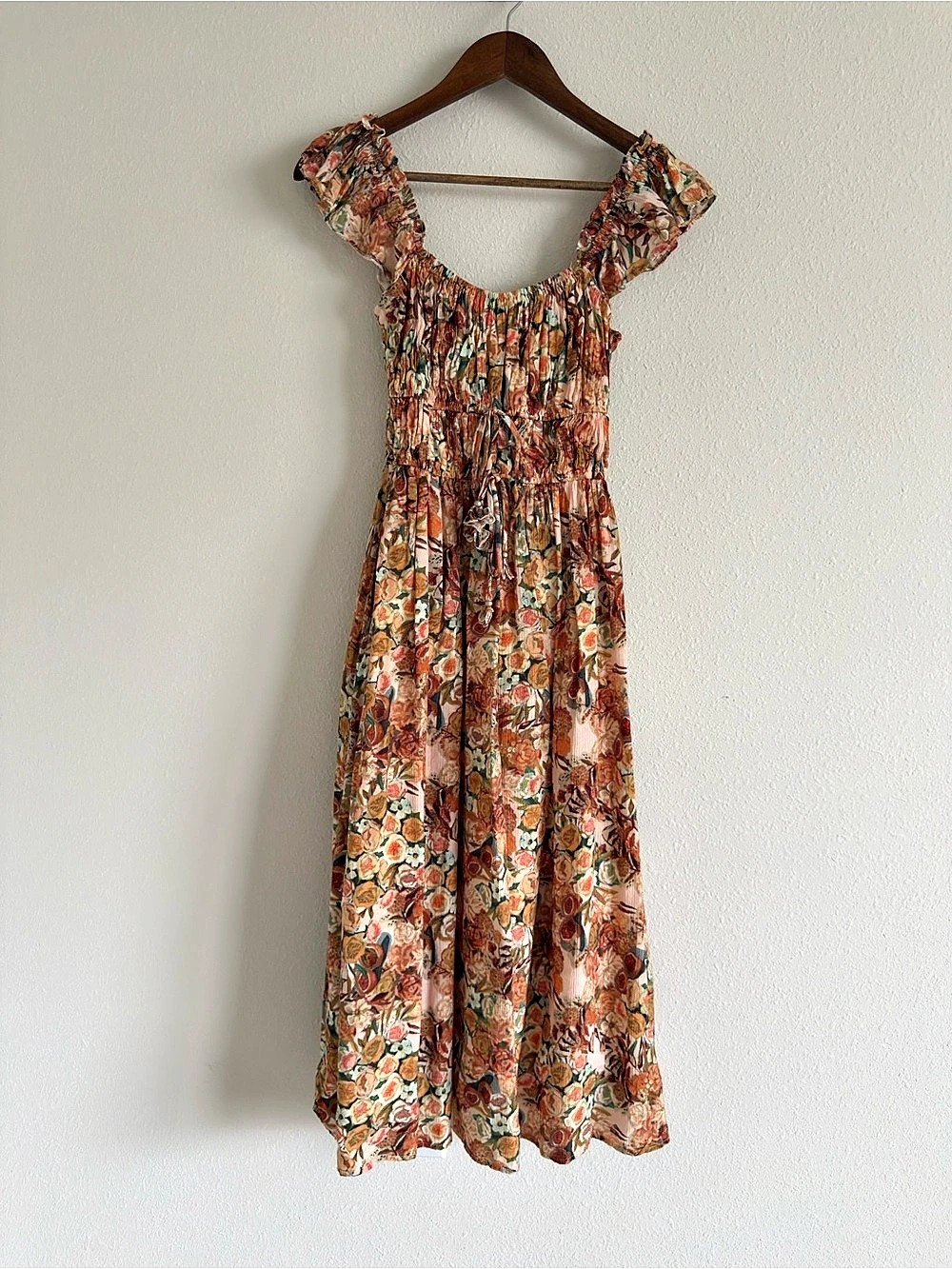 En Saison Floral Maxi Dress in Fall Colors